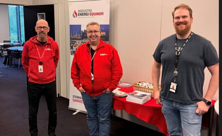 Industri Energi Equinor hadde stand på nyansatt dag i Equinor PDP PRD